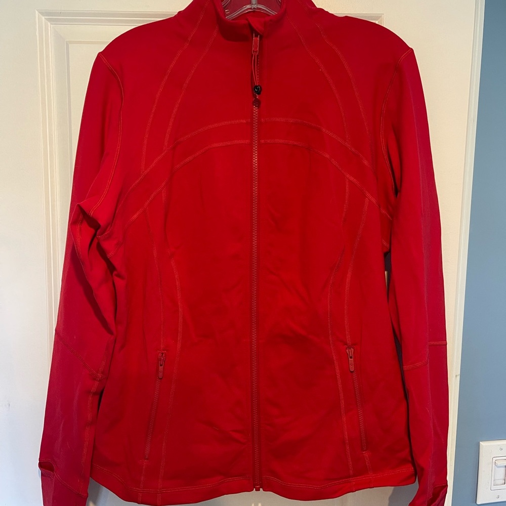 Red Lululemon Define Jacket